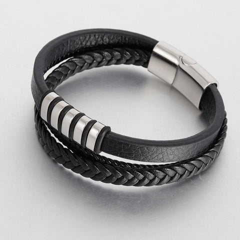 Image of Bracelet Homme Cuir - Spiker S Bracelets