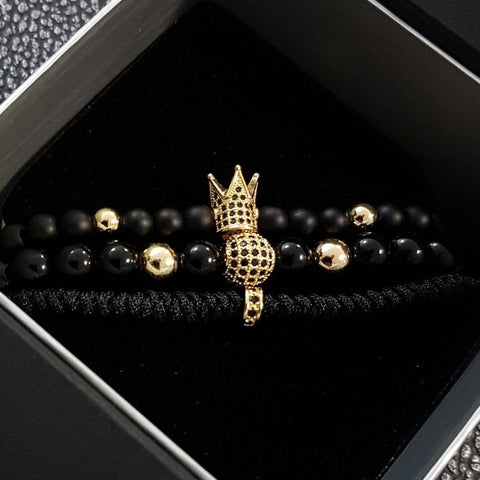 Image of Ensemble Bracelets Ajustables Gold Queen - Alexis Furler Bracelets