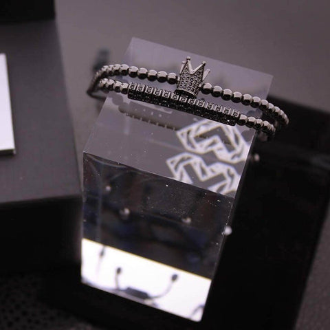 Image of Ensemble Bracelets Ajustables Hématite - Jewel B Bracelets