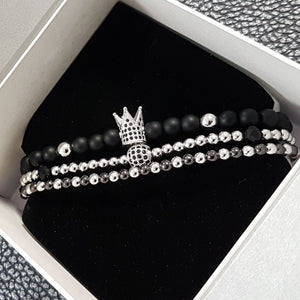 Ensemble Bracelets ajustables Silver Queen - Alexis Furler