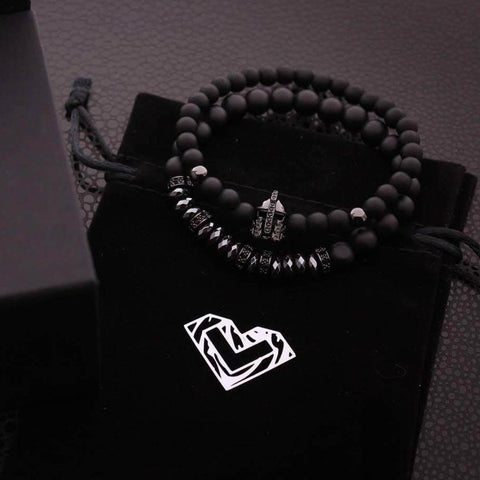 Image of Ensemble Bracelets Perles Hématite - Warriors Desire B Bracelets
