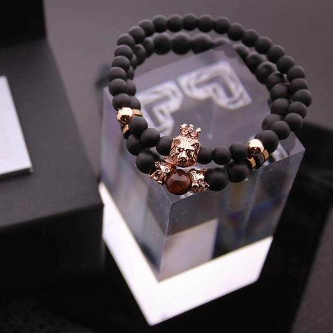 Image of Ensemble Bracelets Tête De Lion - Jungle King P Bracelets