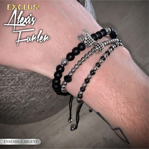 Image of Pack Alexis Furler - 2 Ensembles De Bracelets Ajustables Gold & Silver Bracelets