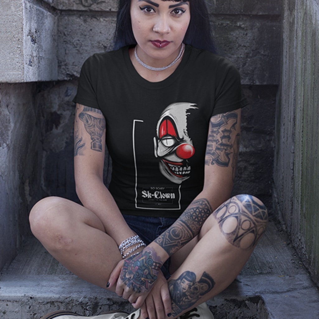 T-Shirt Clown In The Dark Femme / Noir Xs