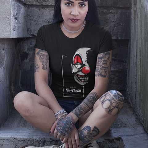 Image of T-Shirt Clown In The Dark Femme / Noir Xs