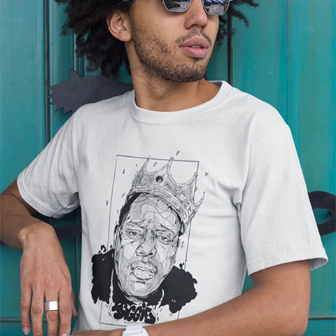 Image of T-Shirt Notorious Big Homme / Blanc Xs